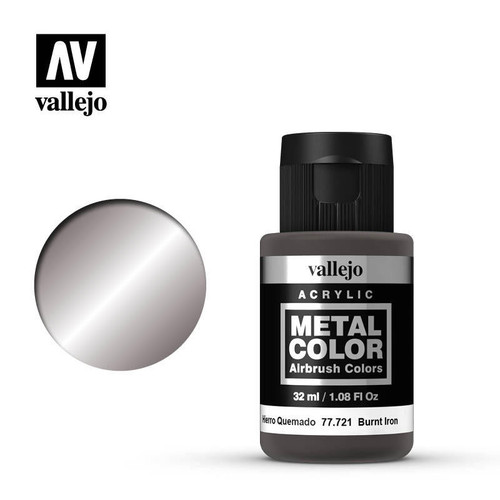 (SO) Vallejo Paint 32ml Bottle Burnt Iron Metal Color
