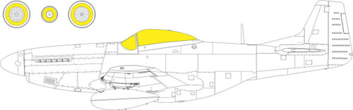 (SO) 1/32 Eduard P-51D Tface Masking Sheet for Revell