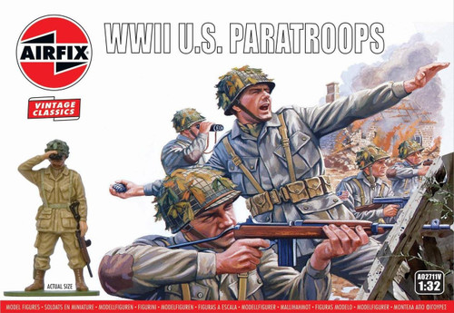 (SO) 1/32 WWII US Paratroops Figure Set (x14)