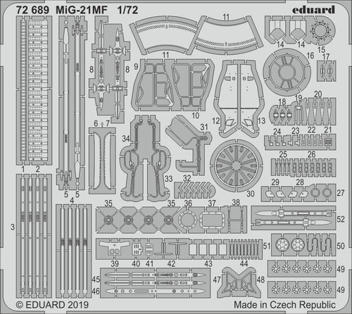 (SO) 1/72 Eduard MiG21MF for EDU