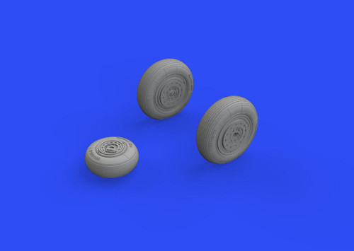 (SO) 1/48 Eduard MiG19 Wheels for EDU & TRP (Mask & Resin)