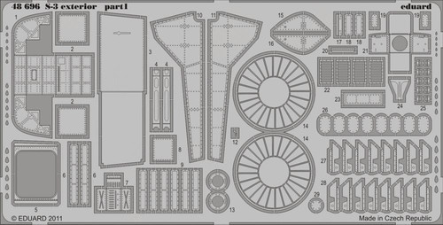 (SO) 1/48 Eduard S3 Exterior for ITL
