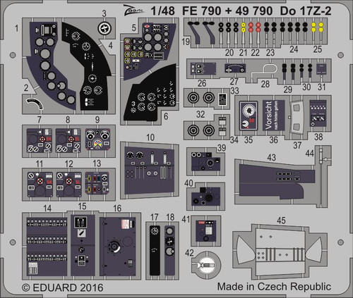 (SO) 1/48 Eduard Do17Z2 for ICM (Pre-Painted)