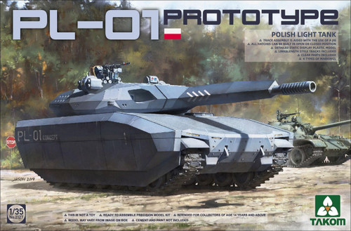 (SO) 1/35 Takom Polish PL01 Prototype Light Tank