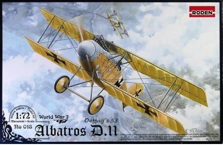 (SO) 1/72 Roden Albatros D II Oeffag s53 German BiPlane Fighter
