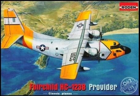 (SO) 1/72 Roden Fairchild HC123B Provider USCG Transport Aircraft