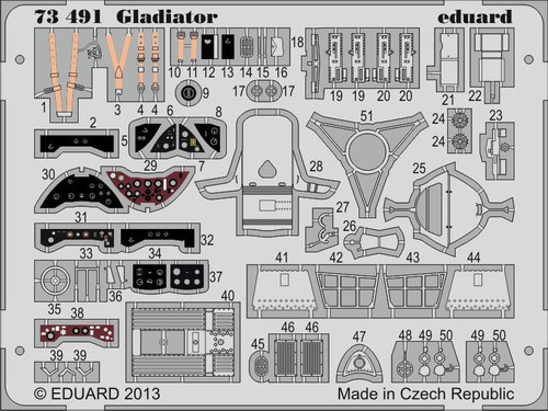 (SO) 1/72 Eduard Gladiator for AIR (Pre-Painted)