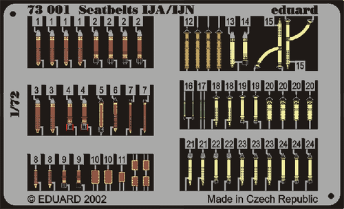 (SO) 1/72 Eduard Seatbelts IJA/IJN (Pre-Painted)