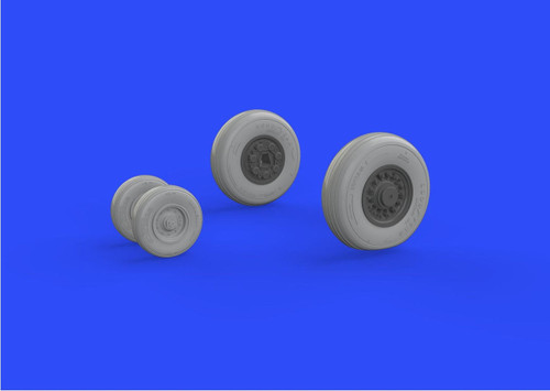 (SO) 1/48 Eduard F-14A Late Wheels for Tamiya (Resin)