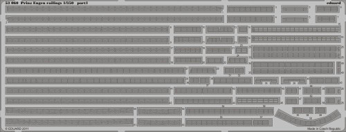 (SO) 1/350 Eduard Prinz Eugen Railings for TRP