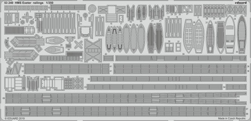 (SO) 1/350 Eduard HMS Exeter Railings for TRP