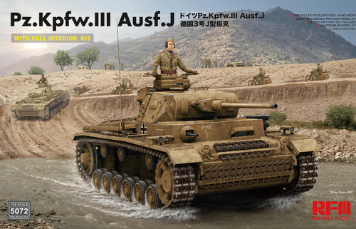 (SO) 1/35 Ryefield Model Pz. Kpfw. III Ausf. J w/full i