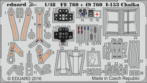 (SO) 1/48 Eduard I153 Chaika for ICM (Pre-Painted)