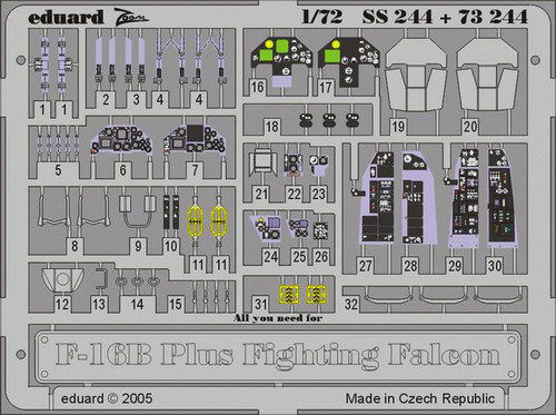 (SO) EDUSS244 F-16B Plus