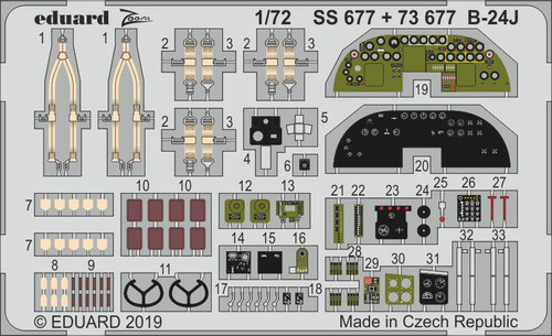 (SO) EDUSS677 B-24J 1/72