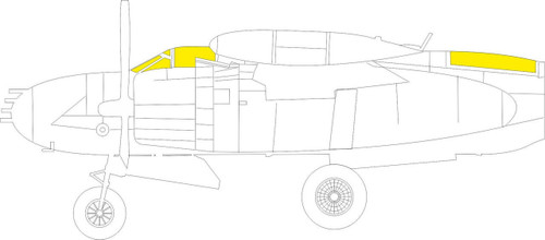 (SO) 1/48 Eduard Mask B26K Invader for ICM
