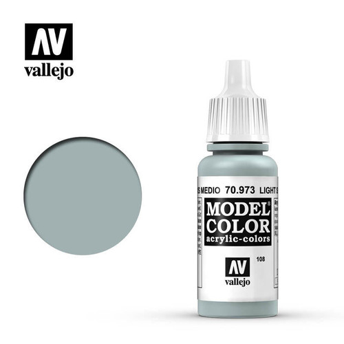 (SO) Vallejo Paint 17ml Bottle Light Sea Grey Model Color