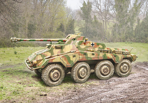 (SO) 1/72 SdKfz 234/4 German 8-Wheel Armor Vehicle