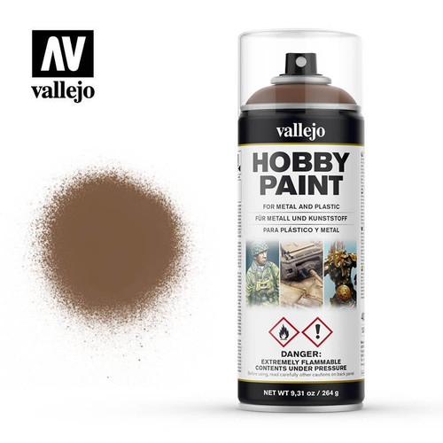 (SO) Vallejo Paint Beasty Brown Fantasy Solvent-Based Acrylic Paint 400ml Spray