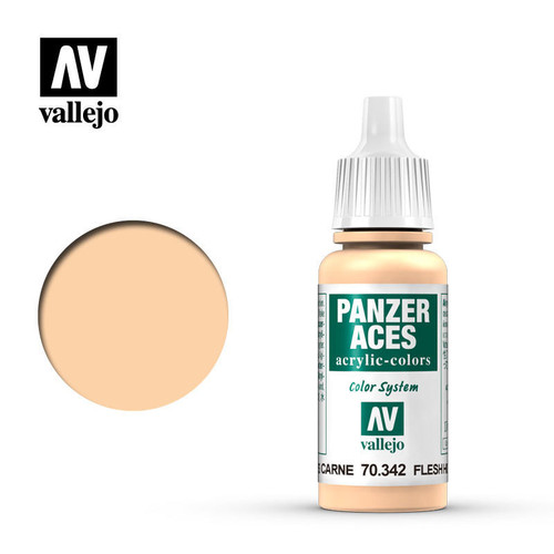 (SO) Vallejo Paint 17ml Bottle Highlight Flesh Panzer Aces