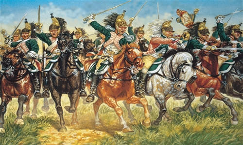 (SO) 1/72 Italeri Napoleonic War 1805-15: French Dragoons (17 Mtd)