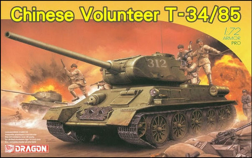 (SO) 1/72 Dragon Chinese Volunteer T-34/85