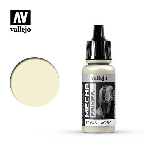 (SO) Vallejo Paint 17ml Bottle Ivory Primer Mecha Color