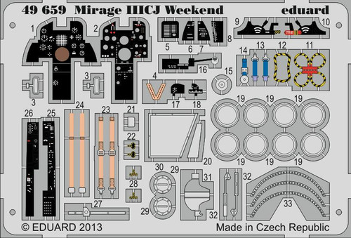 (SO) 1/48 Eduard Mirage III CJ Weekend for EDU (Pre-Painted)