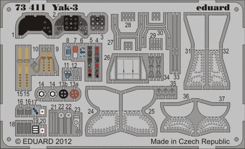 (SO) 1/72 Eduard Yak 3 for ZVE (Pre-Painted)