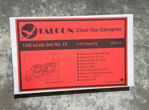 (SO) 1/48 Falcon Canopies Set Luftwaffe World War II (part 2)
