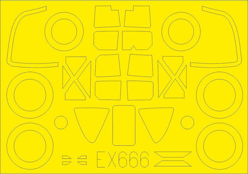 (SO) 1/48 Eduard Mask P38F/G for TAM