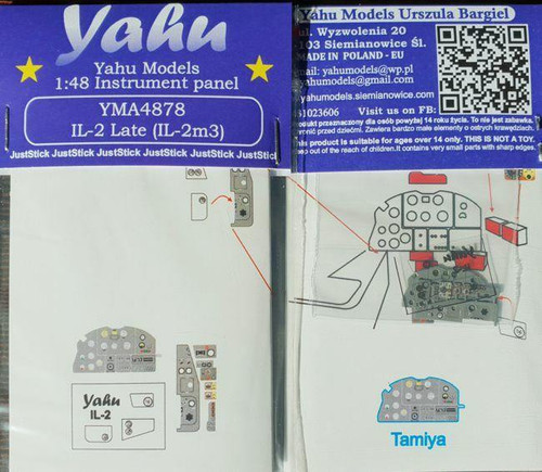(SO) 1/48 Yahu Models Il-2 late Il-2m3 - Instrument Panel