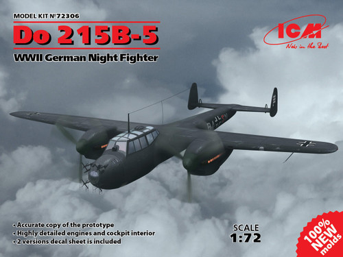 (SO) 1/72 ICM Do 215B-5, WWII German Night Fighter