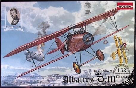 (SO) 1/72 Roden Albatros D III Oeffag s153 (Early) German BiPlane Fighter