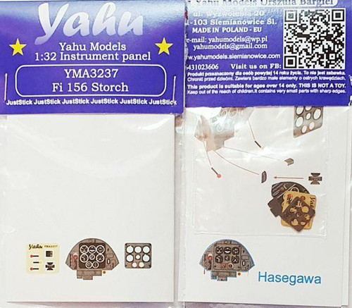 (SO) 1/32 Yahu Models Fi-156 Storch - Instrument Panel