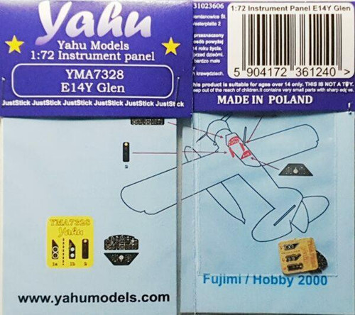 (SO) 1/72 Yahu Models E14Y Glen - Instrument Panel