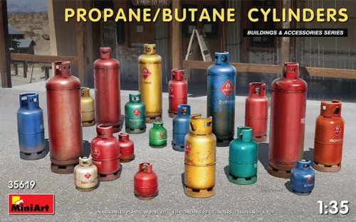 (SO) 1/35 Miniart Propane/Butane Cylinders (20)