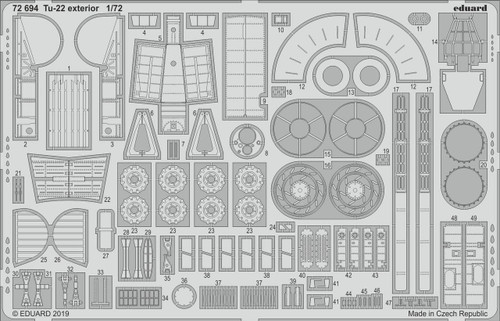 (SO) 1/72 Eduard Tu22 Exterior for TRP