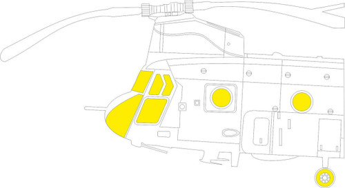(SO) 1/48 Eduard Mask CH47A for HBB