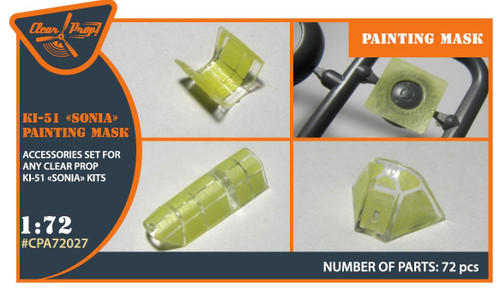 (SO) 1/72 Clear Prop Ki-51 Sonia Paint Mask