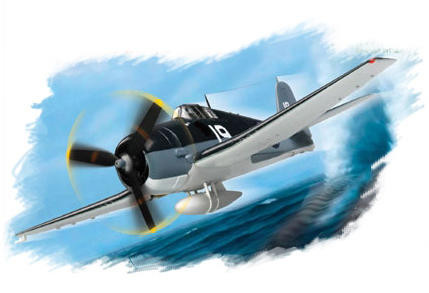 (SO) 1/72 Hobby Boss F6F-3 Hellcat Easy Assembly - HY80256