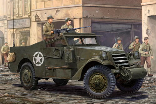 (SO) 1/35 Hobby Boss M3A1 White Scout Car Late Production
