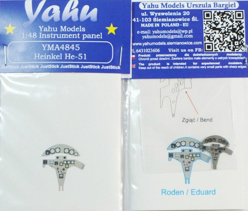 (SO) 1/48 Yahu Models He-51 - Instrument Panel