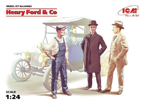 (SO) 1/24 ICM Henry Ford & Co (3 figures)