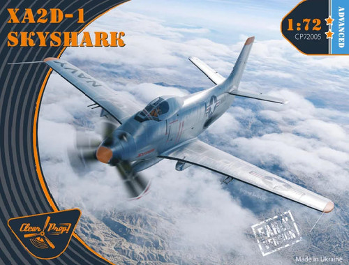 (SO) 1/72 Clear Prop XA2D1 Skyshark Early Version Attack Aircraft