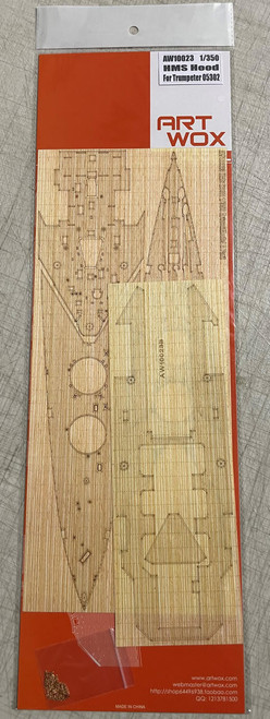 (SO) 1/350 Artwox HMS Hood Wood Deck