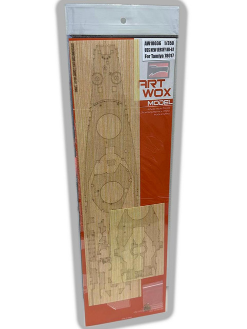 (SO) 1/350 Artwox USS NEW JERSEY BB-62 Wood Deck