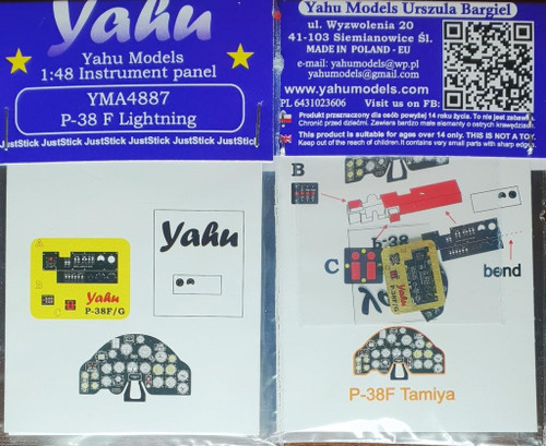 (SO) 1/48 Yahu Models P-38F - Instrument Panel
