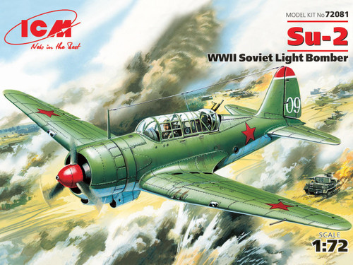 (SO) 1/72 ICM Su-2, WWII Soviet Light Bomber