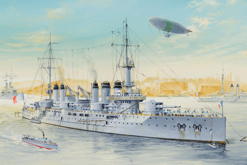 (SO) 1/350 Hobby Boss French Navy Pre-Dreadnought Battleship Voltaire - HY86504